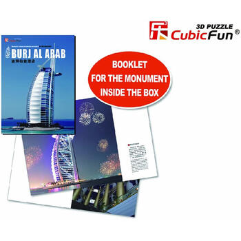 Cubicfun Puzzle 3d Burj Al Arab (nivel Complex 101 Piese)