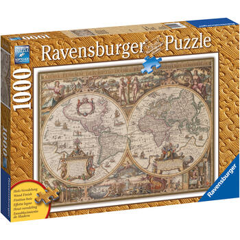 Ravensburger Puzzle Harta Antica A Lumii, 1000 Piese