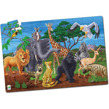 THE LEARNING JOURNEY Puzzle Straluceste In Intuneric - Animale Salbatice