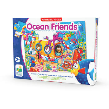 THE LEARNING JOURNEY Primul Meu Puzzle De Podea - Prietenii Oceanului