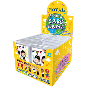 Carti De Joc Royal Din Plastic Educative 3in1 Invata Despre Tarile Europei