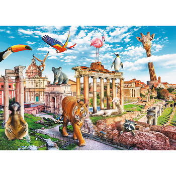 Trefl Puzzle 1000 Orase Amuzante Roma Salbatica