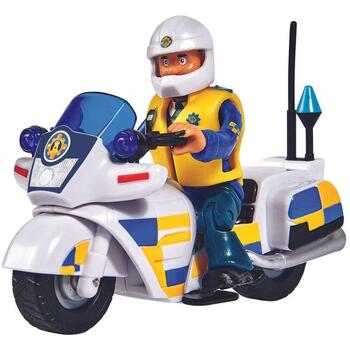 Simba Sam Police Motocicleta Figurina
