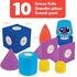 Clicstoys Set cuburi din spuma cu magnet Blockaroo, Robot 10 piese