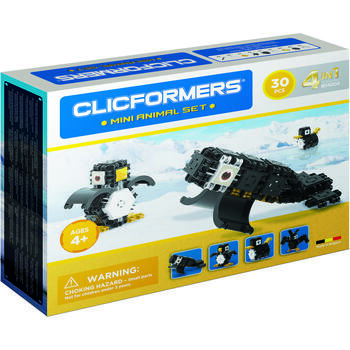 Clicstoys Set de construit Clicformers- Mini Animal Set 30 piese
