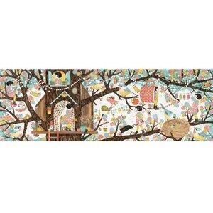 Puzzle Djeco Casuta din copac, 200 piese