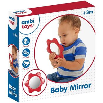 AMBI TOYS Oglinda floricica pentru bebelusi